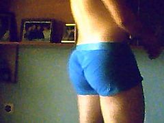 Handsome Boy With Fucking Hot Bubble Ass In Blue Undies