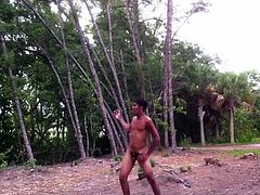 Naked Outdoor Dancer