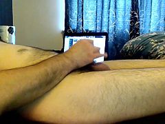 Playing with just my naked cock (no rings)