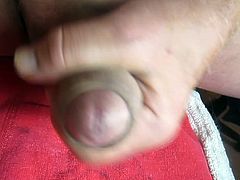 67 yrold Grandpa #124 mature penis close closeup wank uncut