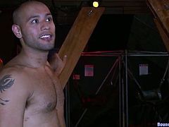 Get wild watching these sadist and masochist homosexuals getting into bondage, discipline, dominance and submission sex. They are out of their minds!