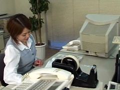 Miyazawa Yuuna feels needy to play with her horny boss at the office