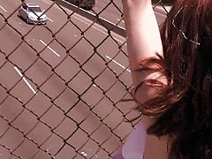 Watch this extremely horny and slutty white chick getting her pussy banged really nice and hard by her friend in Wicked sex clips.