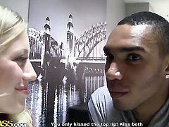 Miami satisfies her sexual needs with guys pole in her mouth