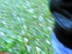 Blonde Kathy enjoys guys ram rod in her mouth in wild oral action