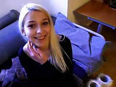 Karol gives tugjob on camera for your viewing pleasure