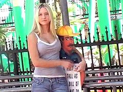 Here is a reality video with a sexy blonde pornstar who knows how to have some fun. She has a hot little body and a pussy that likes that cock