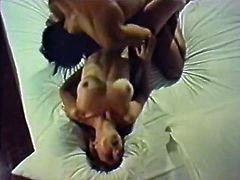 Big dicked horny stud pokes seductive sultry black haired babe in bed and after that gets awesome deep throat blowjob. Look at this insatiable stud in The Classic Porn sex clip!