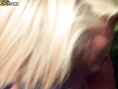 Blonde Ophelia makes a dirty dream of never-ending cock sucking a reality
