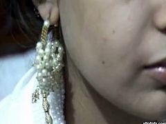 Kinky and filthy whore with big boobs gives a handjob meanwhile horny and sexy bitch gets her clit banged on the bed. Have a look in steamy The Indian Porn sex clip.