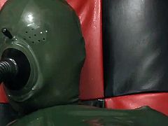 rubber masked dom
