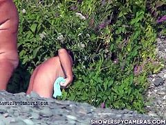 Group of teens caught on hidden camera while, taking shower in the natural waterfall.See how these sexy big titty and shaved pussy babes enjoys the outdoor shower, and we enjoy our hands in the pants!