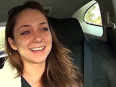 Hot and naughty Francesca Le with her beautifull hair and style and her cute and horny friend Remy Lacroix are having some fun time in a car while getting to their destination