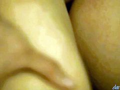 Passionate sex scene featuring sizzling blonde girl. She moans seductively while getting nailed doggy style. She also gets pounded in a missionary position.
