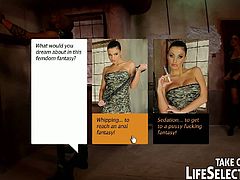 Life Selector brings you a hell of a free porn video where you can see how the sensual brunette superstar Aletta Ocean wants to be fucked deep and hard into heaven by a black stud.