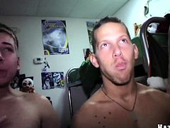 A group of fuckin' horny ass gay fuckers suckin' on each other's cocks and fuckin' fuckin' each other in this amazing gay orgy!