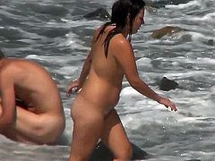 These nude images of sexy girls enjoying the beach are keeping the horny voyeur hard and horny