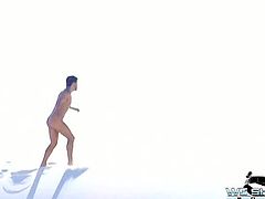 Come and enjoy this exciting free porn video where you can see how the muscular hunk Dominic Pacifico jerks off in the sands while assuming some very nasty poses.