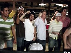 These fuckers right here are making these dudes suck dick and get their asses fucked in this fuckin' freaky ass video right here!