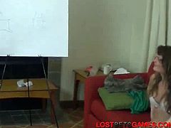 Watch these teen girls playing a game of 