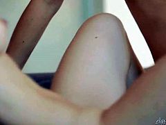 Long and black haired chick pleases her lusty blond kooky with steamy cunnilingus in flying 69 position. Solid fingerfuck follows next in doggy style. Look at that hot lesbo sex in Fame Digital sex video!