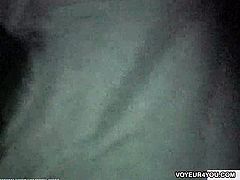 Naughty newbie couple fucks in car. They seem to enjoy every bit of their bodies grinding. But they seem to not know the camera spying on them and also the people watching them too.