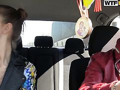 Blonde Megan gets her mouth stretched by meaty sturdy worm of hot fellow