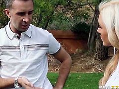 Brazzers Network brings you a hell of a free porn video where you can see how the busty blonde Cameron Dee gets fucked outdoors while assuming very hot poses.