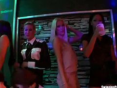 Drunk Sex Orgy brings you a hell of a free porn video where you can see how these sexy girls dance and provoke in the club. They're ready to have a hell of a time!