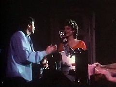 Short and curly haired hooker blows staff cock of that curious boy. Meanwhile her busty kooky gets fucked in sideways pose by the other feverish boy. Have a look at that dirty 4 some in The Classic Porn sex clip!