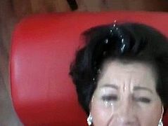 Wanking-off on Her #20 (Granny GILF, EXPLOSIVE Facial)