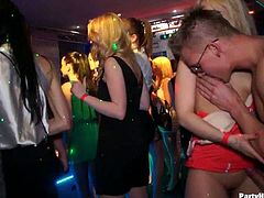 Watch these sexy horny and drunk girls read to win dicks at the party to have hot sex. When horny gals get drunk. Some chicks are kissing and the others are stripping. Kinky slim sluts with sweet tits desire to seduce some men, cuz their wet pussies haven't been polished for a while.