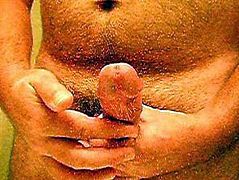 My frenulum stroking, 7 days since last ej