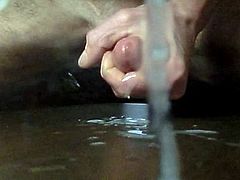 Slow motion cumshot