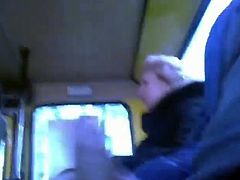 Boy Strokes Next To Old Woman in Bus BVR