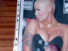 Amber Rose Gets The Jizz