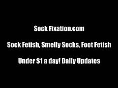 Sock Fixation brings you a hell of a free porn video where you can see how these horny belles in stockings footjob their men's cocks while assuming very interesting poses.