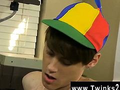 Twink movie Dustin Cooper\'s taking a nap in an empty classro