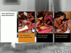 Life Selector brings you a hell of a free porn video where you can see how this alluring brunette teen gets fucked hard by the poolside while assuming very hot poses.