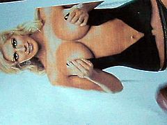 Cumshot to Torrie Wilson