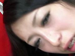 Nana Kunimi gagging and screwed on the couch