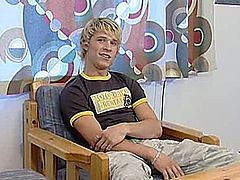 2 cute blond twinks doing all flip flop:sucking, fucking bare and ends with huge facial cum