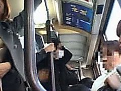 Publicsex asian getting her pussy fingered while on the bus