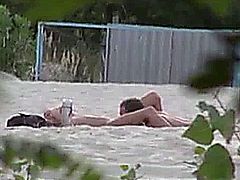 Nudists sex on the beach.