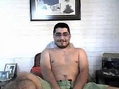 Straight guys feet on webcam #440