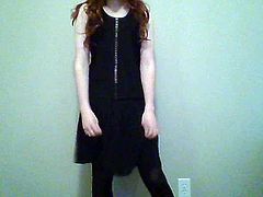Sexy Crossdresser in Skirt and Top