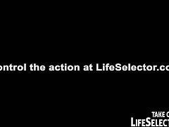 Life Selector brings you a hell of a free porn video where you can see how these vicious blonde and brunette sluts get pounded pov style into massively intense orgasms.