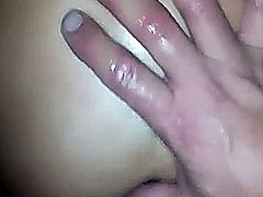 Fucking his slutty amateur girlfriend and then sharing online