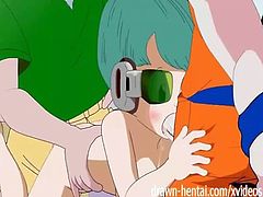 Dragon Ball Z Hentai - Bulma for two