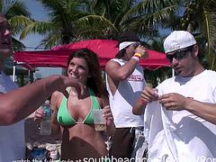South Beach Coeds brings you a hell of a free porn video where you can see how these sexy coeds pose and provoke in the beach whil assuming very naughty positions.